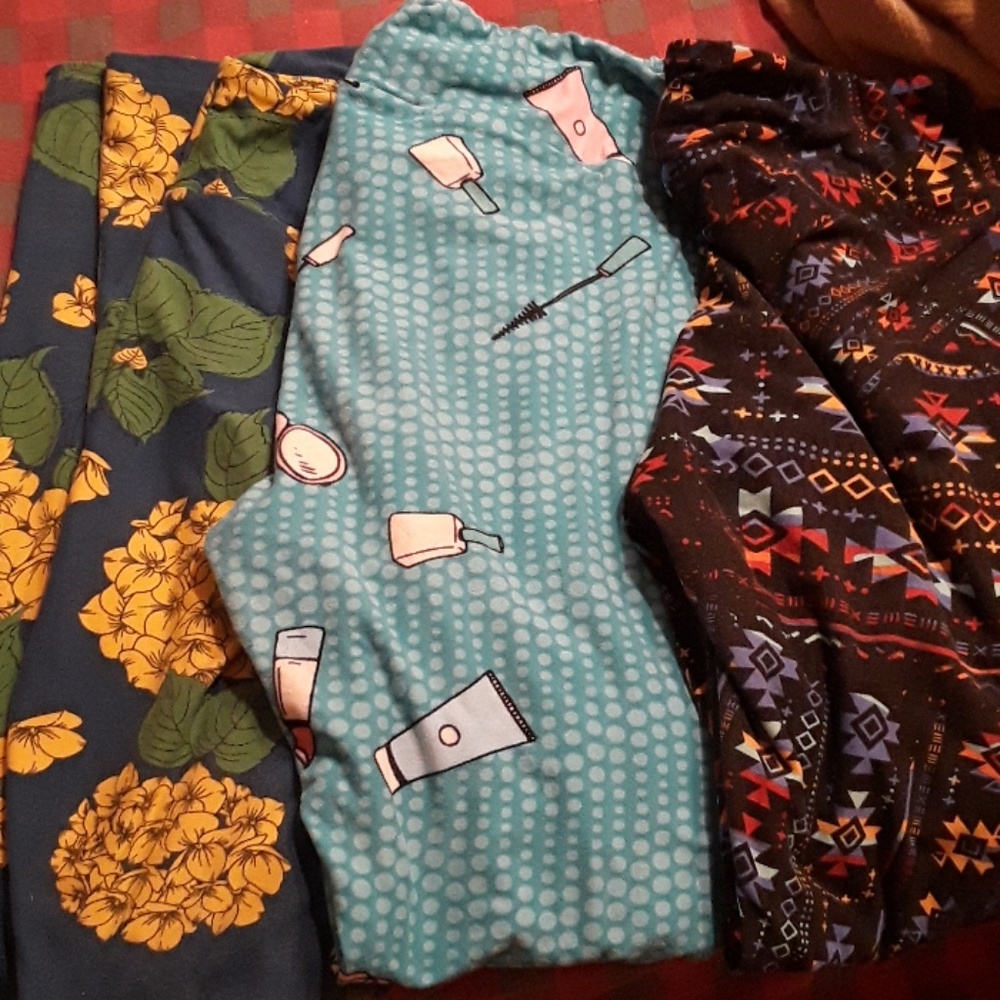 3 Pairs LulaRoe TC Leggings